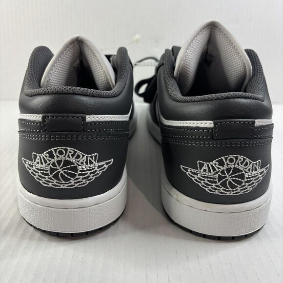 Nike Air Jordan 1 Low Shoes Iron Gray Summit White 553558-044 Men's 9.5 NEW - Picture 4 of 11